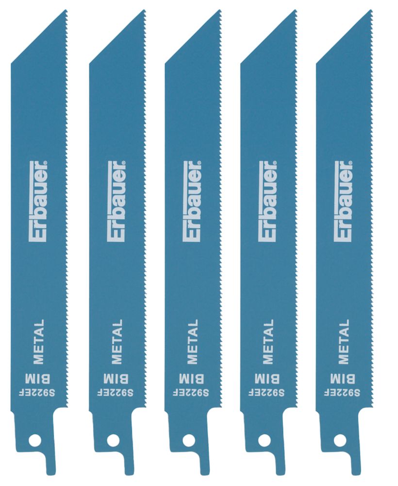 Erbauer SS922EF Multi Material Reciprocating Saw Blades 150mm 5