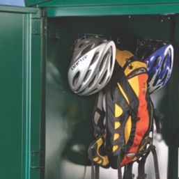 Asgard Centurion 5' x 7' 6" (Nominal) Apex Metal Shed Green