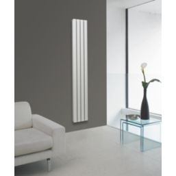 Glow 1800mm x 275mm 3224BTU Matt Chrome Vertical Designer Radiator