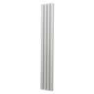 Glow 1800mm x 275mm 3224BTU Matt Chrome Vertical Designer Radiator