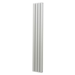 Glow 1800mm x 275mm 3224BTU Matt Chrome Vertical Designer Radiator