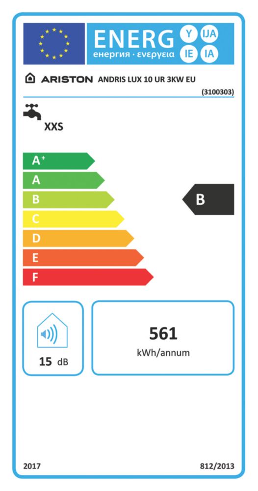 Ariston Undersink Water Heater 3kW 10Ltr - Screwfix