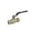 Essentials  Compression Full Bore 15mm Lever Ball Valve with Black Handle