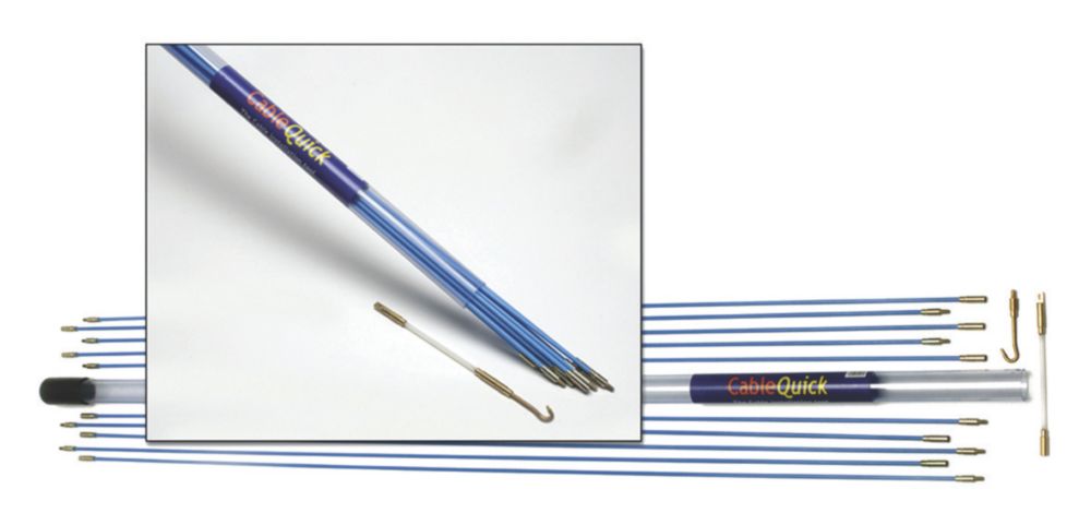 CableQuick Quick Set 28mm Flexible Cable Access Kit 10m 13 Pack