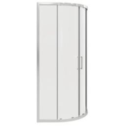 Fit Quick Framed Quadrant Shower Enclosure  Chrome 800mm x 800mm x 1850mm