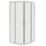 Fit Quick Framed Quadrant Shower Enclosure  Chrome 800mm x 800mm x 1850mm