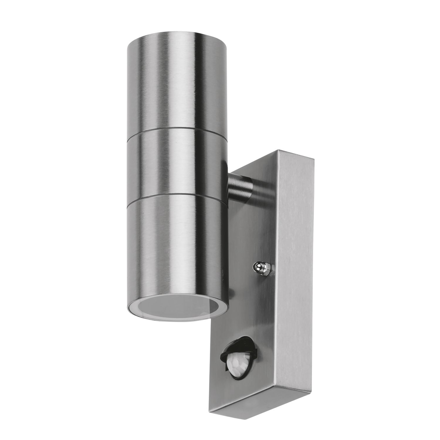 4lite Marinus Sleek Outdoor Up/Down Wall Light With PIR Sensor Stainless Steel (824CJ)