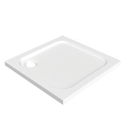 Essentials Rome Square Shower Tray Gloss 800mm x 800mm x 45mm