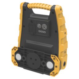 Briticent  Rechargeable LED Work Light with Power Bank Black & Yellow 1000lm
