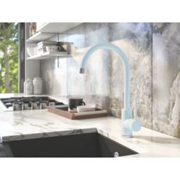 ETAL Sorrento Single Lever Kitchen Mixer Tap Pastel Blue