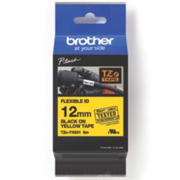 Brother TZEFX631 Flexible ID Labelling Tape 12mm x 8m