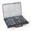 Milwaukee PACKOUT 1/4" & 1/2" Drive Ratchet & Socket Set 63 Pieces