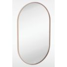 Sensio Nebula Oval Illuminated Bathroom Mirror Bronze With 2016lm LED Light 800mm x 500mm