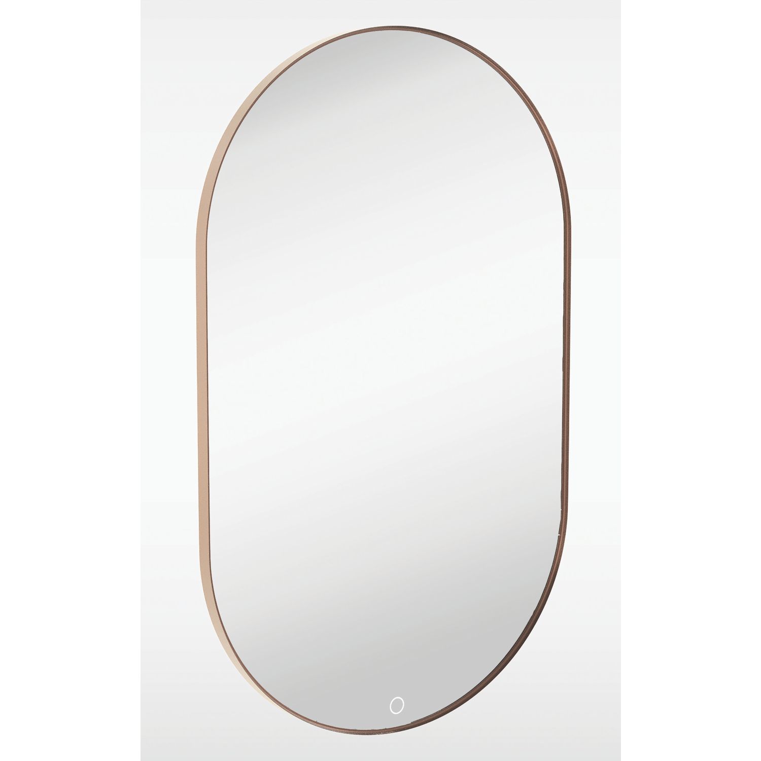 Sensio Nebula Oval Illuminated Bathroom Mirror Bronze With 2016lm LED Light 800mm x 500mm (824PE)