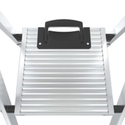 Little Giant Xtra-Lite Plus Aerospace Grade Aluminium 3-Treads Platform Stepladder With Handrail 0.82m