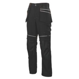 Scruffs Tansen Tech Work Trousers Black 40" W 32" L