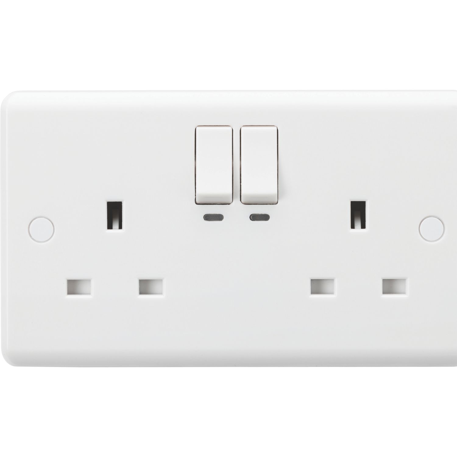 Knightsbridge 13A 2-Gang SP Switched Smart Socket White (824TY)