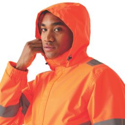 Regatta Dover Hi-Vis Jacket Orange Medium 39.5" Chest