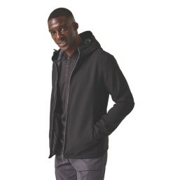 Regatta Navigate  2-Layer Hooded Jacket Black/Seal Grey Medium 39.5" Chest