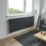 Ximax Oceanus Duplex 670mm x 1800mm 6502BTU Black Horizontal Designer Radiator