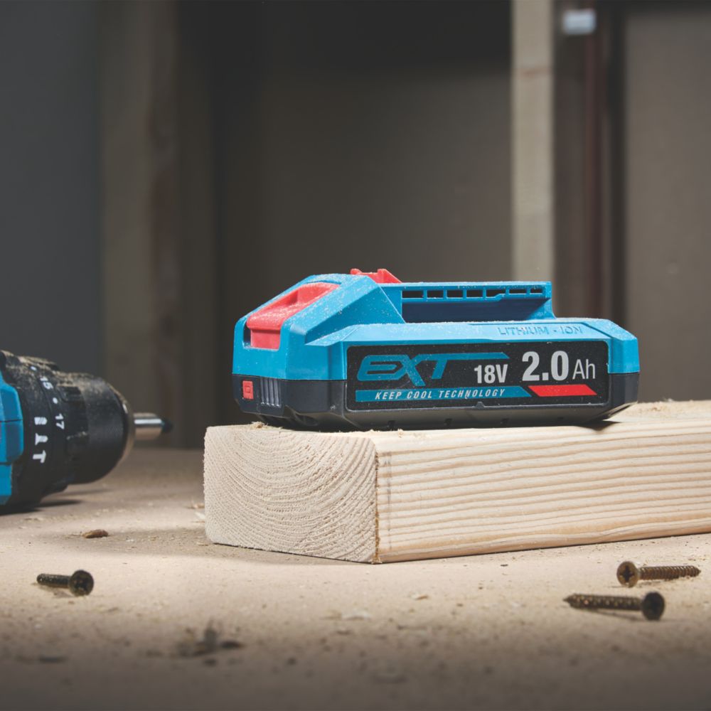 Erbauer EXT 18V 5Ah Li-ion EXT Cordless 2 Piece Power Tool Kit | Tradepoint - Foto 9