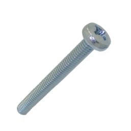 Easyfix Bright Zinc-Plated Pan Machine Screws M6 x 50mm 25 Pack