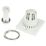 Pegler  White Thermostatic Radiator Remote Adjuster