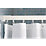 Croydex Straight Shower Curtain Rail Aluminium Silver 915mm