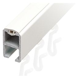 Croydex Straight Shower Curtain Rail Aluminium Silver 915mm