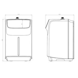 ETAL Elise 4-in-1 Instant Boiling Water Tap with Chiller Unit Brushed Brass