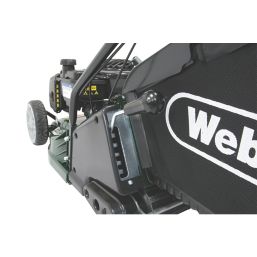 Webb RR17SP 43cm 140cc Self-Propelled Rotary Rear Roller Petrol Lawn Mower