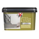V33 2Ltr Taupe Satin Acrylic Floor Paint