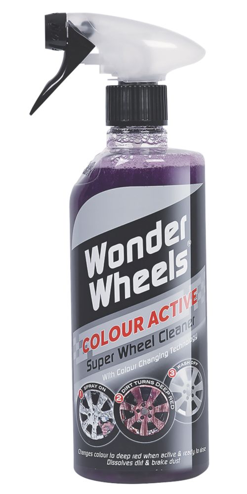 Wheel Cleaner Acid Free Colour Change Tech CarPlan No.1 Super Wheels 600ml x12 - 8
