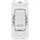 British General Nexus 800 Grid 20A Grid DP 'Heater' Printed Switch White