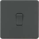 Knightsbridge  10AX 1-Gang Intermediate Switch Anthracite