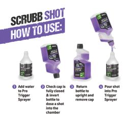 Scrubb Shot  Super Concentrate Disinfectant & Cleaner 500ml