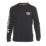 CAT Trademark Banner Long Sleeve T-Shirt Black 3X Large 54-56" Chest