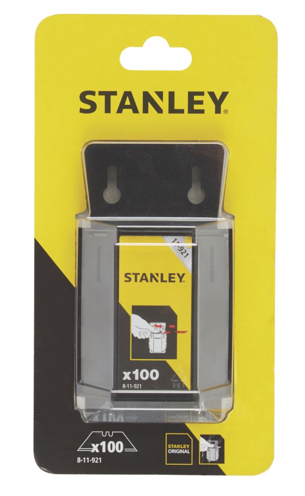 Stanley Heavy Duty Utility Knife Blades 10 Pack - Screwfix