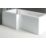 Essentials L-Shaped Shower Bath Front Panel 1700mm White Gloss