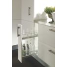 Refurb Hafele 2-Shelf Pull-Out Unit Chrome 150mm