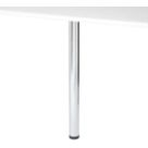 Worktop Leg Polished Chrome 875-900mm