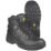 Amblers AS335 Poron XRD Internal Metatarsal Size 7  Black Water-Resistant Steel Toe Cap Safety Boots