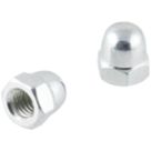 Easyfix Carbon Steel Dome Nuts M8 100 Pack