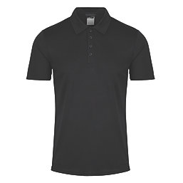 Regatta Honestly Made Polo Shirt Black Large 43" Chest