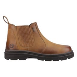 Cotswold Bisley Size 9  Tan Waterproof Slip-On Non Safety Work Boots