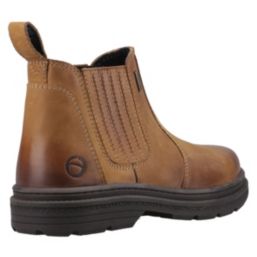 Cotswold Bisley Size 9  Tan Waterproof Slip-On Non Safety Work Boots
