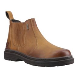 Cotswold Bisley Size 9  Tan Waterproof Slip-On Non Safety Work Boots