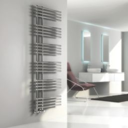 Reina 1550mm x 500mm 2228BTU Chrome Flat Designer Towel Radiator