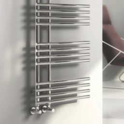 Reina 1550mm x 500mm 2228BTU Chrome Flat Designer Towel Radiator