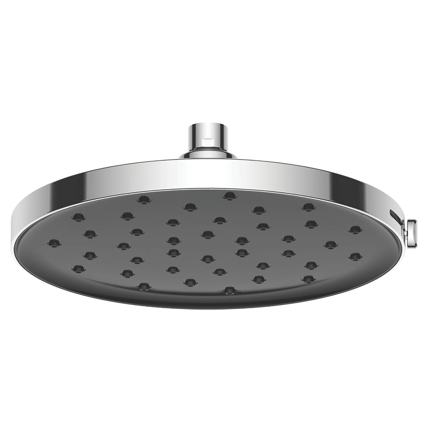 Swirl Versatile Adjustable Shower Head Chrome/Black 230mm (826PG)